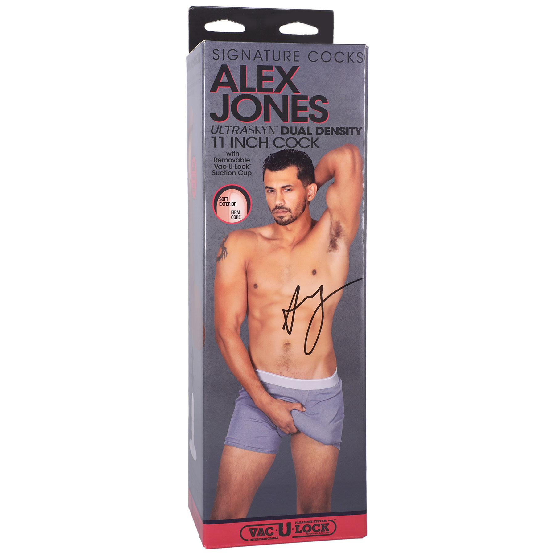 IFrE7yKjeLbd0N9mqPUCm0gzBm4vywlF Signature Cocks - Alex Jones 11 Inch Cock With Removable Vac-U-Lock Suction Cup - Caramel - Image 1