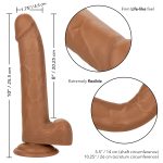 Size Queen 8 inch/20.25 Cm - Brown - Image 3