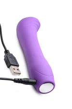 5x G-Charm Moving G-Spot Bead Mini Vibe - Violet - Image 3