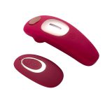 Remi 15-Function Rechargeable Remote Control Suction Panty Vibe - Red - Image 2