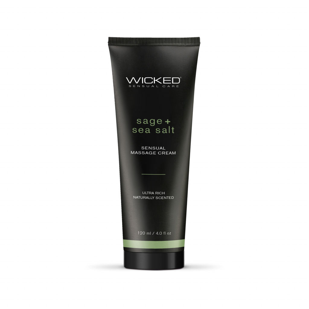 In1RWJb5CKiRjJI9umiTOGQ3au4v83sX Sage and Sea Salt - Scented Sensual Massage Cream - 4 Oz - Image 1