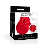 Sweet Kiss Kissing & Vibrating Clitoral Stimulator - Red - Image 3