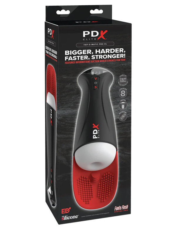 Iy3luAO1 Pdx Elite Fap-O-Matic Pro XL - White/red - Image 1