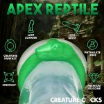 Serpentine Silicone Cock Ring - Green - Image 3