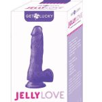 Get Lucky Jelly Love 9" Dildo - Purple