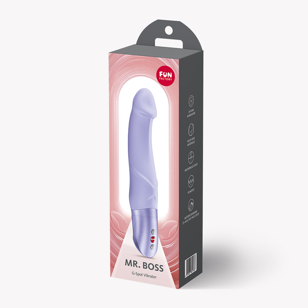 J5vxBorx Mr. Boss G-Spot Vibrator - Purple - Image 1