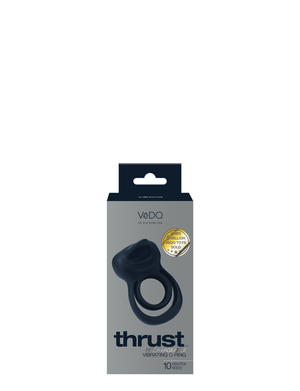 J6BLq45o Thrust Rechargeable Dual C-Ring - Black - Image 1