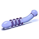 Purple Rain Ribbed Dildo - Image 4