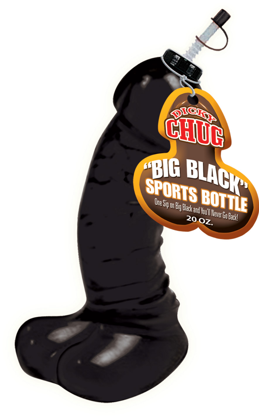 JC2DginsVBn25Q2Im5JN9rUbwHlJ5yuE Dicky Chug Sports Bottle - Black - Image 1