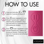 Tease and Please Thrusting and Licking Vibrator - Fuchsia - Image 2