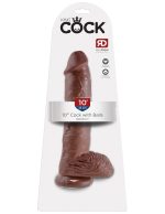 King Cock 10-Inch Cock With Balls - Brown - Image 4