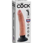 King Cock 7-Inch Vibrating Cock - Light