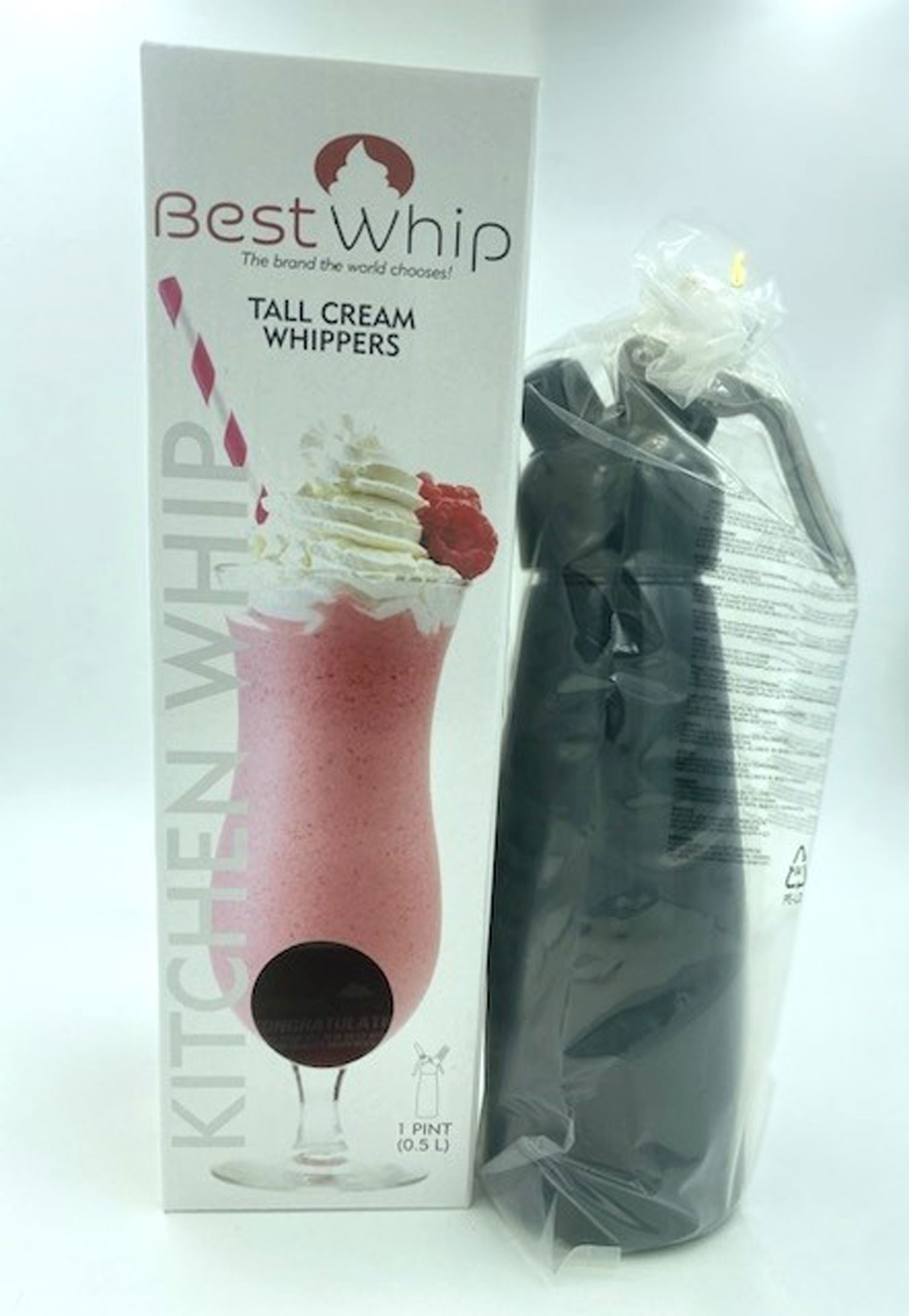 Jn0Dv6EQ9AhIFZWXYHEfzefpxTtvC7fR Tall Cream Whipper 1 Pint - Black - Image 1