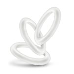 Performance - Vs2 Pure Premium Silicone Cockrings - Small - White - Image 2
