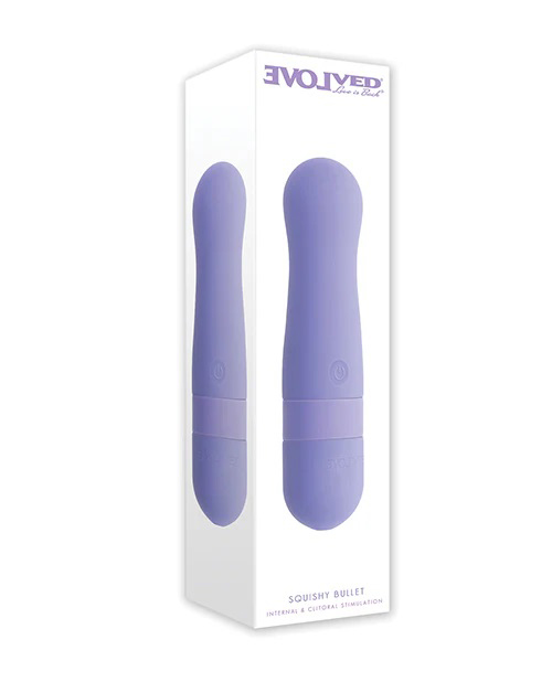 JxDdxt5u Squishy Bullet Internal and Clitoral Stimulation - Purple - Image 1