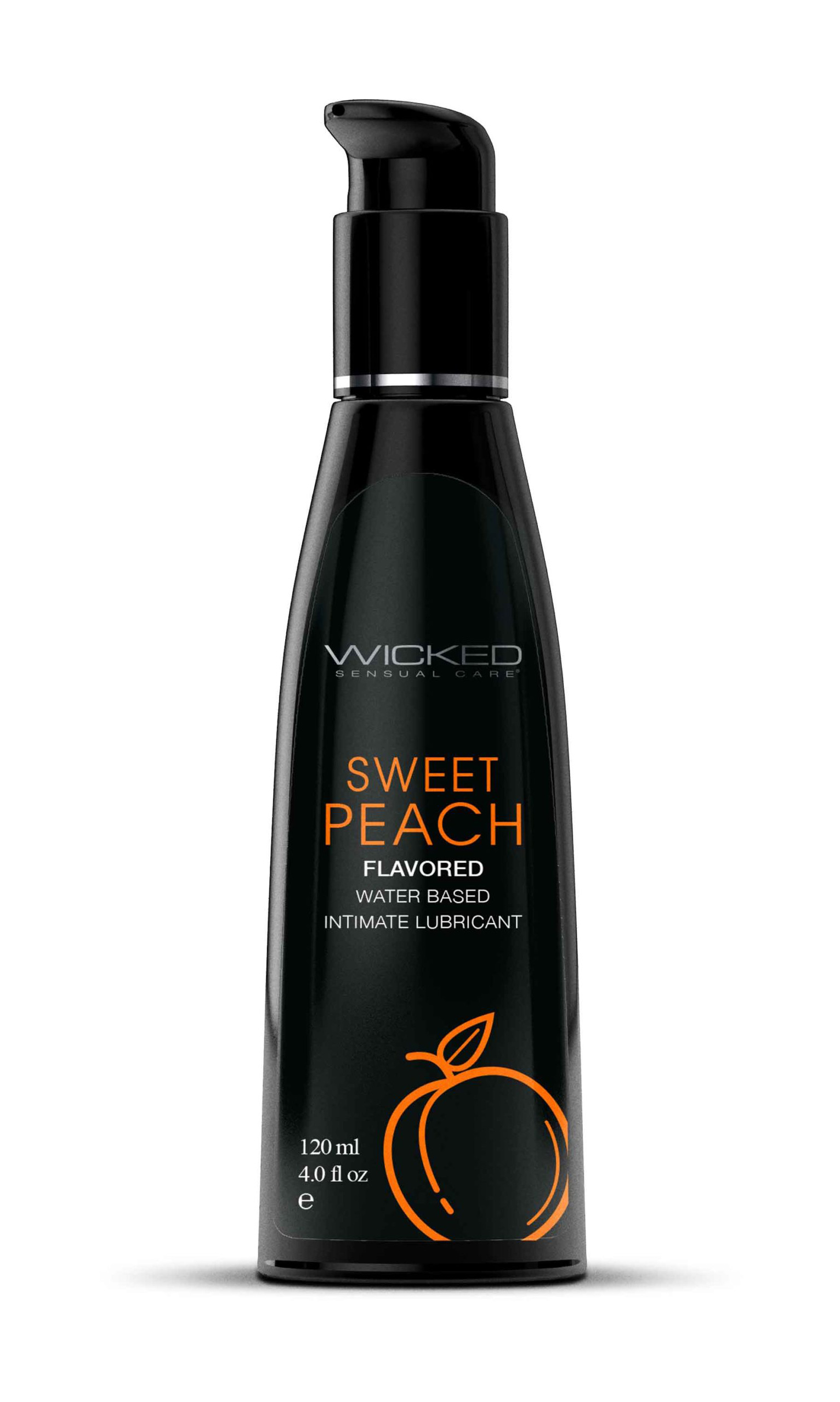 K3x3iMtZdSmsfATSMRvsJw7VDuzHqNF7 Aqua Sweet Peach Flavored Water Based Intimate Lubricant - 4 Fl. Oz. - Image 1