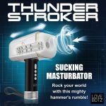 Thunder Stroker Sucking Masturbator - Silver - Image 5