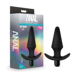 Anal Adventures Platinum - Silicone Vibrating Plug - Black - Image 7