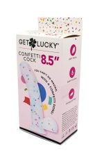 Get Lucky 8.5" Confetti Cock - Image 4