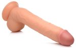 Long Logan 10 Inch Dildo With Balls - Light - Image 5