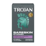 Trojan Studded Bareskin - 10 Pack