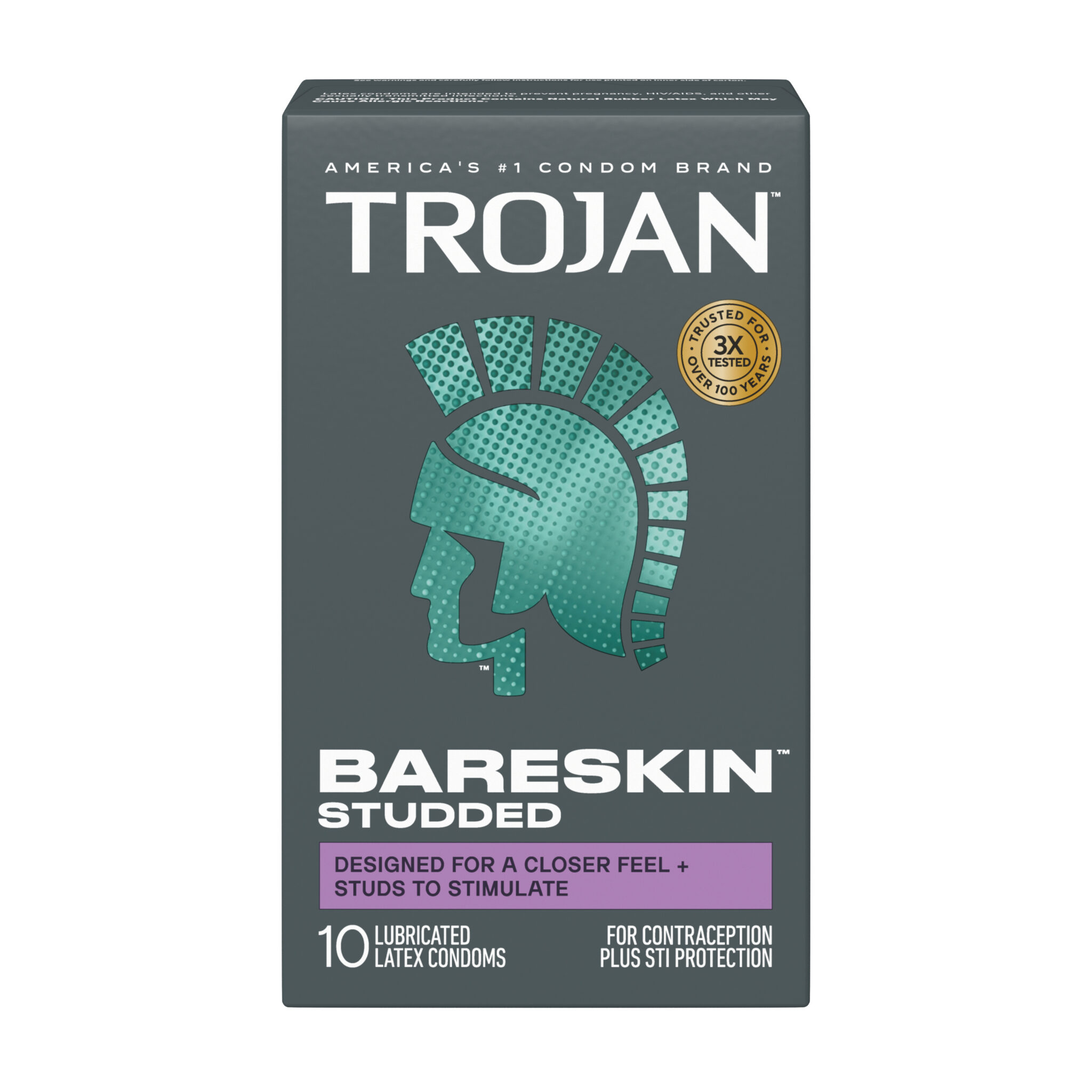 KVPUFZo1 Trojan Studded Bareskin - 10 Pack - Image 1