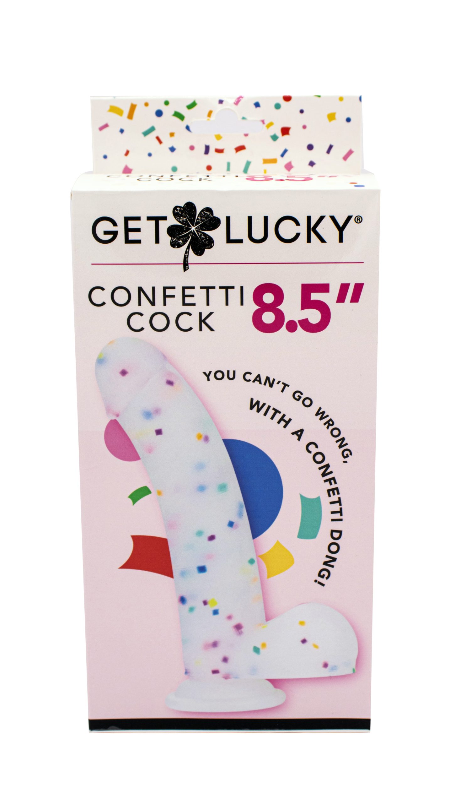 Kfc0ctObczVanoQ9caWjEZablbizCNDT Get Lucky 8.5" Confetti Cock - Image 1