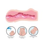 Crazy Bull No Lube Masturbator Sleeve - Realistic Pussy Skin-Like Texture - Image 5