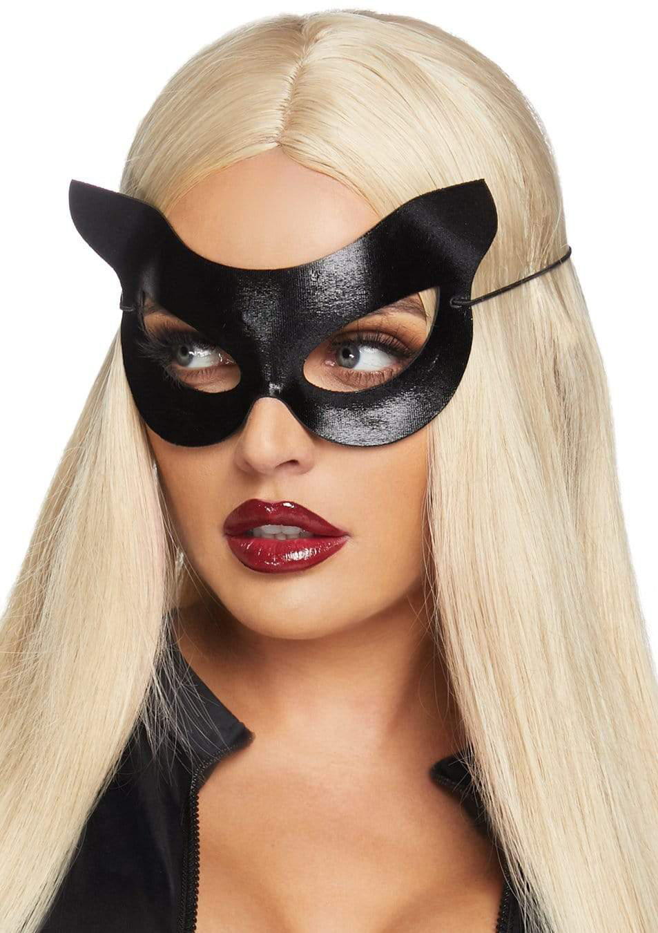 Kt0jAy0Z Vinyl Cat Mask - Os - Black - Image 1