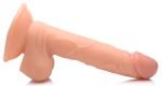 Pop Pecker 6.5 Inch Dildo With Balls - Light - Image 4