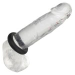 Alpha Liquid Silicone Prolong Medium Ring - Black - Image 4