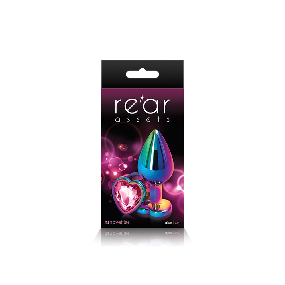 L8B9ytg2FbSBBm32AlU3FRB5BeRVI2KY Rear Assets - Multicolor Heart - Medium - Pink - Image 1