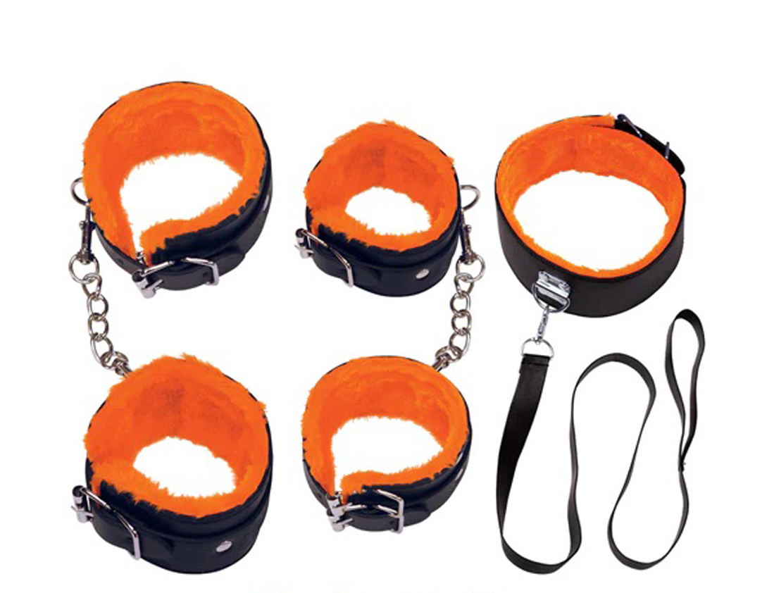 LDxeR30PCX3i7i9geTFpLokxHcAAjV5j Orange Is the New Black Restrain Yourself Kit - Black/orange - Image 1