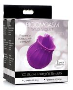 Inmi - Bloomgasm Wild Violet Licking Silicone Stimulator - Violet - Image 3