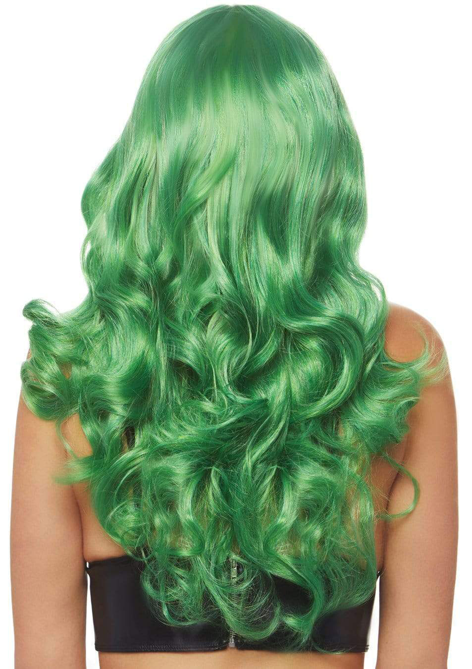 LPGM3cIM8RYXNz4CxqTSlM0TfaqTfdtd 24 Inch Misfit Long Wavy Bang Wig - Green - Image 1