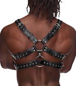 Gemini Leather Harness - One Size - Black - Image 3