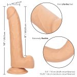 Size Queen 8 inch/20.25 Cm - Ivory - Image 3