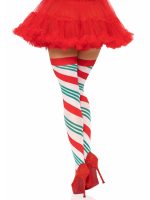 Holiday Ribbon Thigh High - Swirl - Image 2