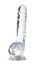 Naturally Yours - 8 Inch Crystalline Dildo - Diamond - Image 5
