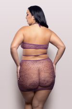 Focus on Me Cut-Out Halter Dress - Queen - Purple Wisteria - Image 2