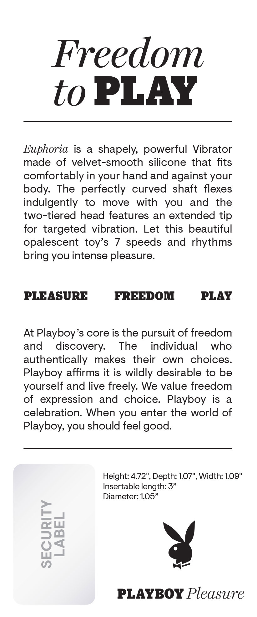 Ljg7znH4FWeuJUaGgZxPgWRPISgdIc3H Playboy Pleasure - Euphoria - Vibrator - Opal - Image 1