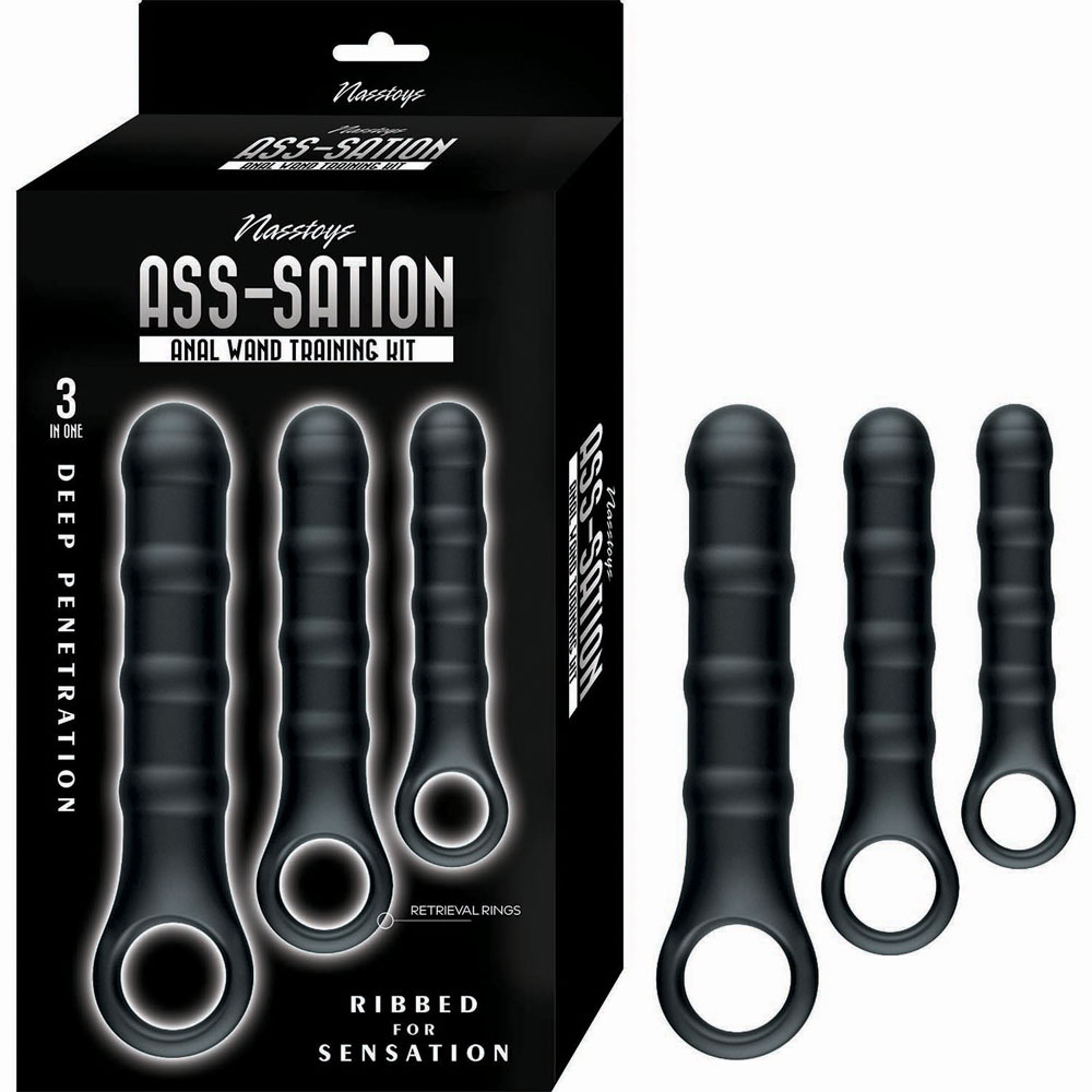 Lqem7z28 Asssation Anal Wand Training Kit - Black - Image 1