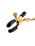 Fetish Fantasy Gold Chain Nipple Clamps - Gold - Image 3