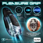 Pleasure Grip Sucking and Vibrating Masturbator - Black - Image 3