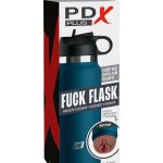 Fuck Flask - Private Pleaser - Blue Bottle - Brown