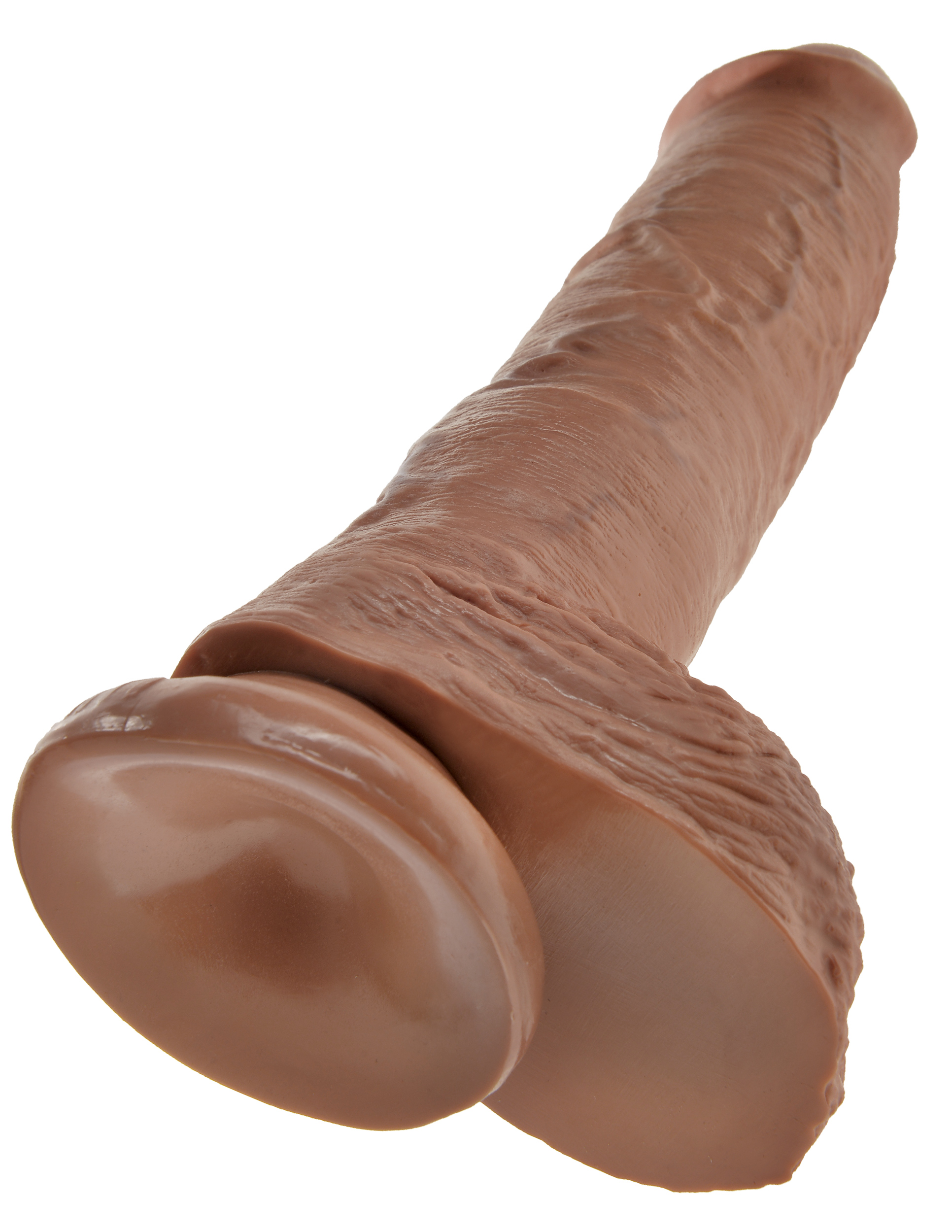 MMy7QjOZabhQpLdOsN2MaKL8Djb6WHsh King Cock 10 Inch Cock With Balls - Tan - Image 1