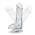 Naturally Yours - 6 Inch Glitter Cock - Sparkling Clear - Image 7