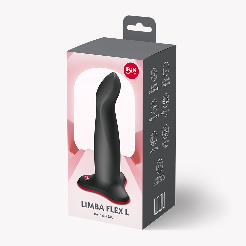 MiuVavo3 Limba Flex L Bendable Dildo - Black - Image 1