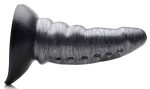 Beastly Tapered Bumpy Silicone Dildo - Silver - Image 6