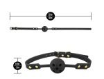 Temptasia Ardor - Ball Gag - Black - Image 2